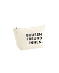 Kosmetiktasche "BUUSENFREUNDINNEN." natural
