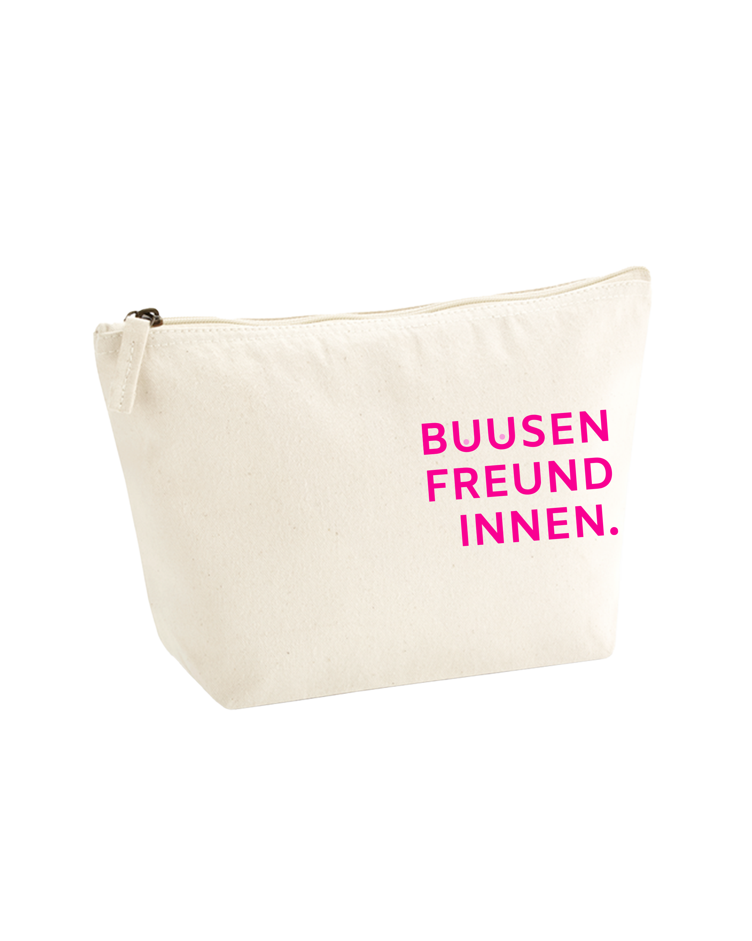 Kosmetiktasche "BUUSENFREUNDINNEN." natural
