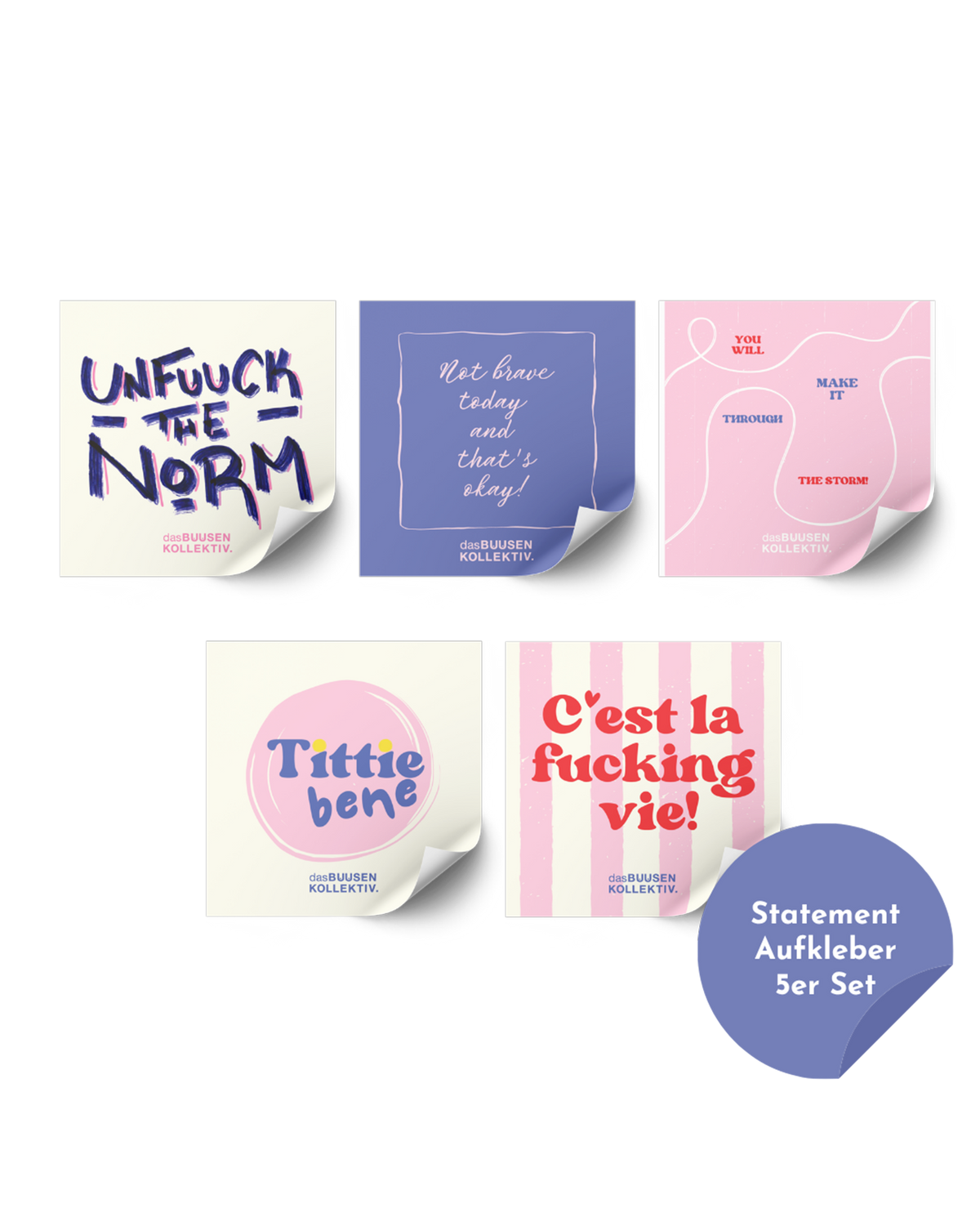 Sticker-Set "Statement"